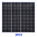 Solar panel 100W 18V Glass 2PCS 3PCS 4PCS solar Panels 200W 300W 400W flexible bsolaire Monocrystalline board