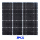 Solar panel 100W 18V Glass 2PCS 3PCS 4PCS solar Panels 200W 300W 400W flexible bsolaire Monocrystalline board
