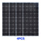 Solar panel 100W 18V Glass 2PCS 3PCS 4PCS solar Panels 200W 300W 400W flexible bsolaire Monocrystalline board