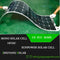 New 100w 200w flexible solar panel ETFE or PET18V for 12V battery charger monocrystalline solar cell panel  home system kit