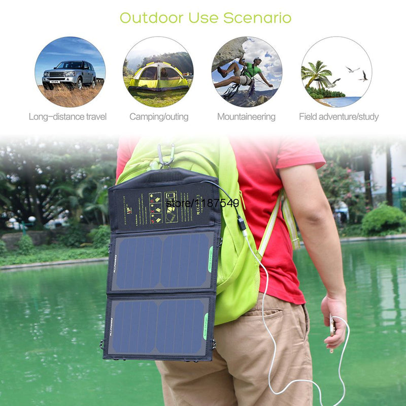 Solar Panel 10W 5V Solar Charger Portable Solar Battery