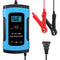 Full Automatic Car Battery Charger 110V to 220V To 12V 6A Intelligent Fast Power Charging Wet Dry Lead Acid Digital LCD Display