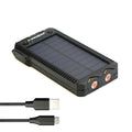 ALLPOWERS 15000mAh Power Bank Waterproof Solar Power Bank Phone External Battery Charger for iPhone iPad Samsung Huawei Xiaomi Nokia Pixel