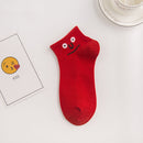 Women 2020 funny face socks cotton