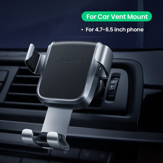 Car Phone Holder for Mobile Smartphone  Auto Vent Mount Gravity Holder Stand