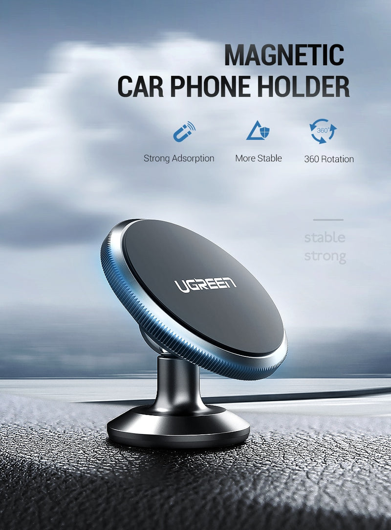 Ugreen Magnetic Phone Holder for iPhone X 8 Samsung S9 Plus Car Holder