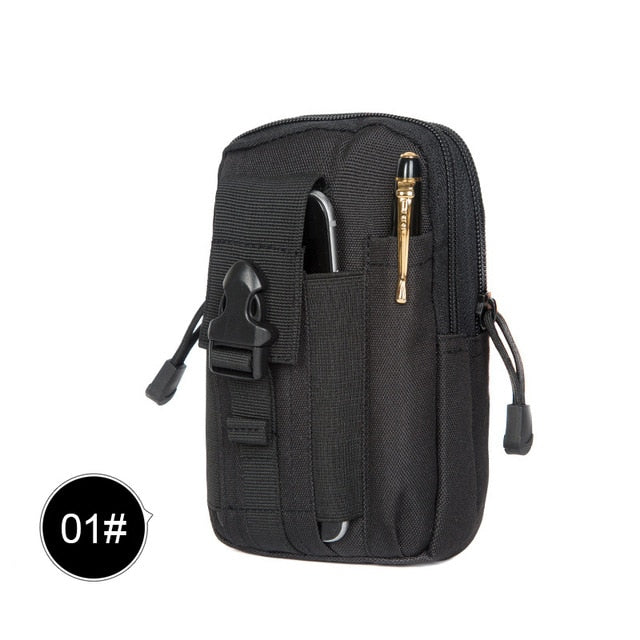Men Tactical  Small Pocket Military Waist  Outdoor Tool bag