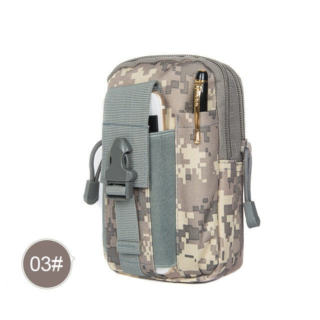 Men Tactical  Small Pocket Military Waist  Outdoor Tool bag