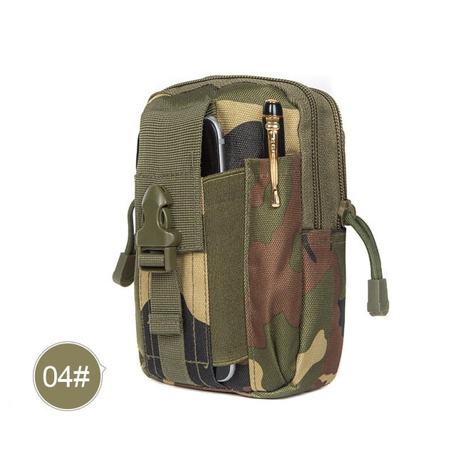Men Tactical  Small Pocket Military Waist  Outdoor Tool bag