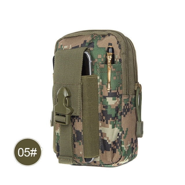 Men Tactical  Small Pocket Military Waist  Outdoor Tool bag