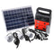 Portable Solar Generator Outdoor DC6W Solar Panel 6V-9Ah Lead-acid Battery Charging LED Lighting System