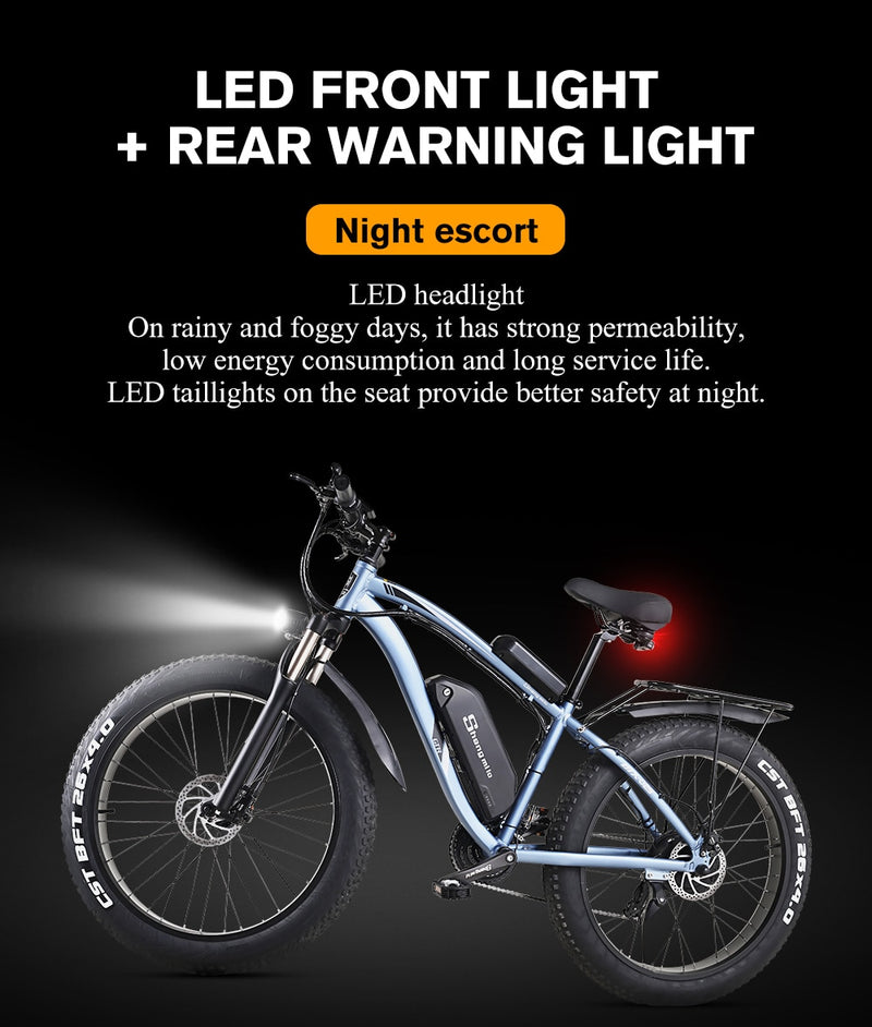 Electric bike 48 V 1000 W electric mountain bike 4.0 fat tire Electric Bicycle beach E-bike electric