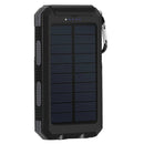 Solar Power Bank Real 20000 mAh Dual USB External Waterproof Polymer Battery Charger Outdoor Light Lamp Powerbank Ferisi