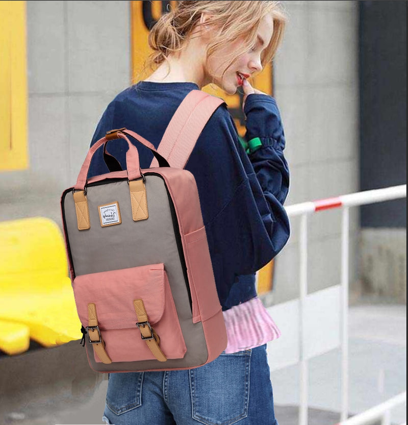 VASCHY Women Backpack School Bags for Girls Women Travel Bags Bookbag Laptop Backpack for Women Mochila Feminine Female Backpack