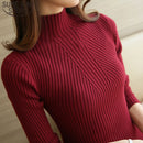 Tops Sweaters 2020  Long Sleeve Turtleneck Pullovers Bamboo Fiber