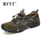 Men Hiking Shoes Suede + Mesh Outdoor Men Sneakers Climbing Shoes Men Sport Shoes Quick-dry Water Shoes