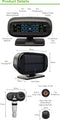TPMS Tire Pressure Sensor Monitoring System Solar TMPS Display Alarm Car 4 Wheel External Internal Tyre Pressure Sensors