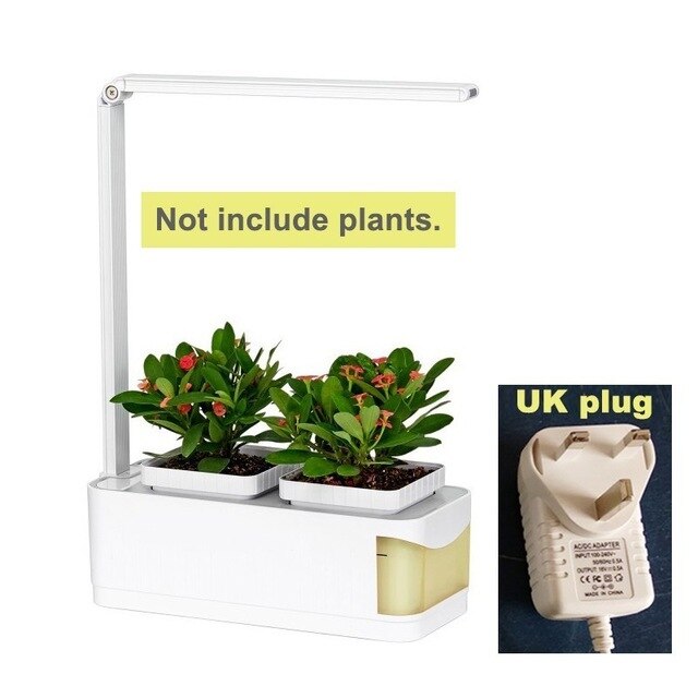 Smart Flowerpot Gardening Self-watering Pots Indoor Planter Plant Nursery Pot Hydroponic Growing System With LED Grow Light
