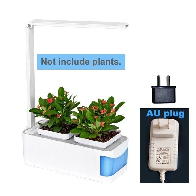 Smart Flowerpot Gardening Self-watering Pots Indoor Planter Plant Nursery Pot Hydroponic Growing System With LED Grow Light