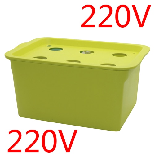 1 sets 220V/110V Plant Site Hydroponic Systems 6 Holes nursery pots Soilless cultivation plant seedling Grow Kit