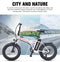 Electric bike 500 W 4.0 fat tire folding  48 V 15 AH lithium battery