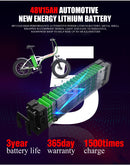 Electric bike 500 W 4.0 fat tire folding  48 V 15 AH lithium battery