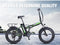 Electric bike 500 W 4.0 fat tire folding  48 V 15 AH lithium battery