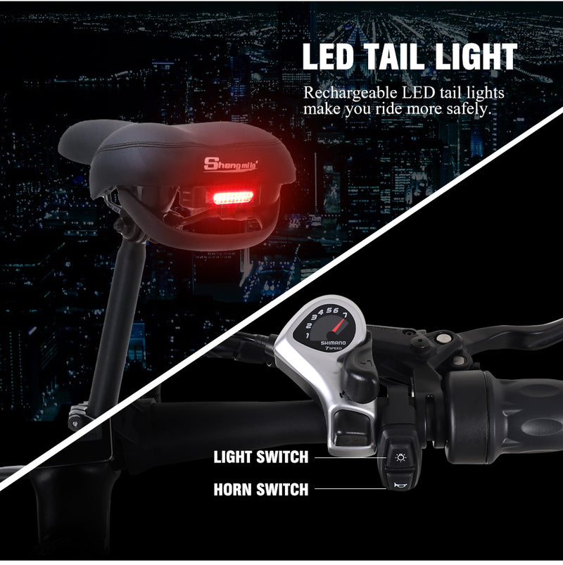 Electric bike 500 W 4.0 fat tire folding  48 V 15 AH lithium battery