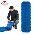 Single Person Nylon  Sleeping Pad Camping Mat Lightweight Moisture-proof Air Mattress Portable Inflatable