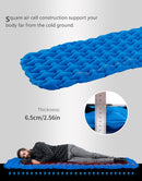 Single Person Nylon  Sleeping Pad Camping Mat Lightweight Moisture-proof Air Mattress Portable Inflatable