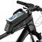 Bicycle Bag Front Tube touch Screen Saddle Bag Waterproof Cycling Frame 5.8/6 Inch