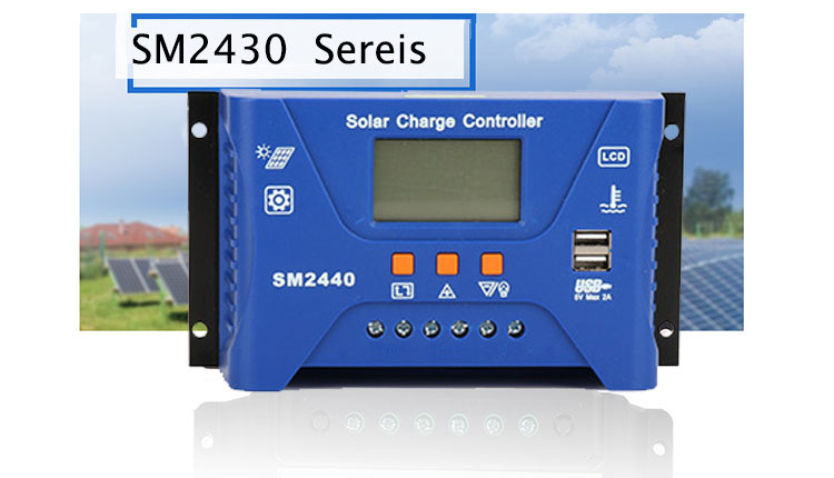 30A 20A 10A 12V/24V Auto Solar Charge Controller PWM PV Solar Battery Charger Solar PV Regulators for Lithium-ion Battery