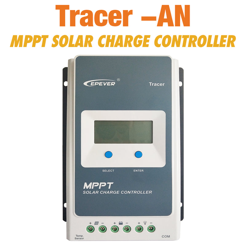 MPPT Solar Controller Tracer 4210an 40A 30A 20A 10A Solar Panel Regulator for 12V 24V Lead Acid Lithium-ion Battery