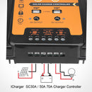 Solar Charge Controller 12V 24V 30 amps  Solar Controller Solar Panel Battery Regulator Dual USB 5V LCD Display