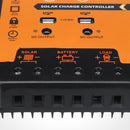 MPPT Solar Charge Controller 12V 24V 50 Amps 70 A Solar Controller Solar Panel Battery Regulator Dual USB 5V LCD Display