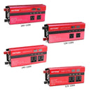 5000W Solar Car Power Inverter LED DC12/24V to AC110/220V Sine Wave Converter 4 USB Interfaces