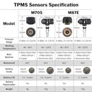 Solar TPMS Car Tire Pressure Monitoring System Alarm Auto Smart Control External Internal Wireless Tyre Pressure Sensor
