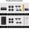 Solar TPMS Car Tire Pressure Monitoring System Alarm Auto Smart Control External Internal Wireless Tyre Pressure Sensor