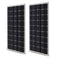 Solar Panel 100w 200w  18V 12V 24V Light weight  Glass Temper Solar Panel Mono crystalline cells solar battery charger