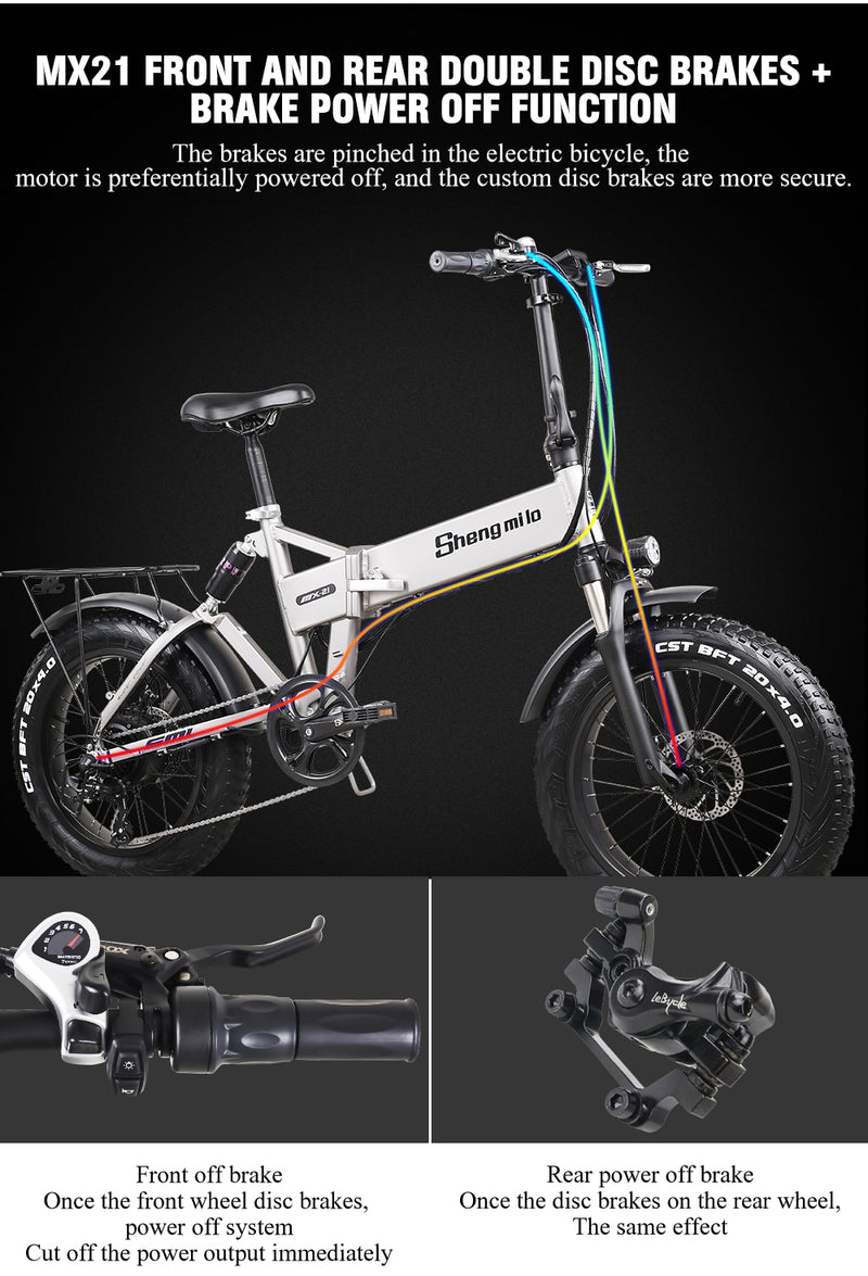 E bike Electric bicycle 500 W  48 v 12.8 ah lithium battery  electric mountain bike