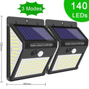 Outdoor Lighting Solar Motion Sensor Light New Upgrade 268 LED Solar Lamp Waterproof for Garden Decoration Street Security Light