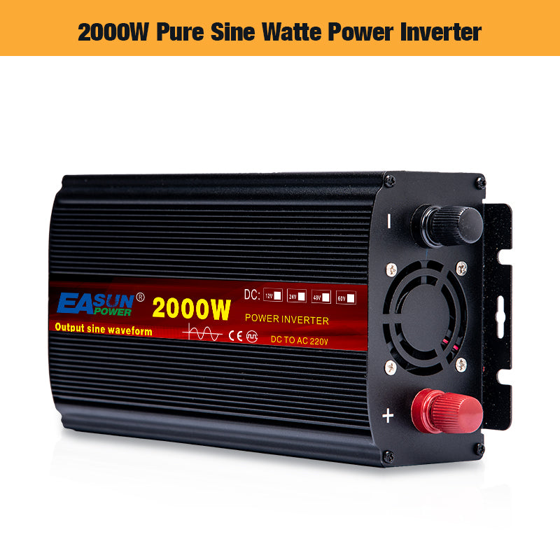 Pure Sine Wave Inverter DC 12v 24v AC 110v 220v Power 2000W 3000W 4000W Car Inverter Converte WITH LED Display