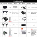 BBS02B 48 V 500 W Mid Drive Motor Electric Bike Conversion Kit DPC18 850C P850C 500C C965 Display E Bicycle 8fun BBS02