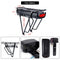Electric Bicycle 48V 17.5Ah Rear Rack Battery Pack For eBike with Luggage Hanger Taillight USB Port US/EU/AU/UK E Bike Charger