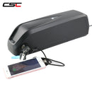 Electric bicycle 36V 48V 52V Battery 10AH 15AH 12.5AH 17.5AH 21AH 18650 SANYO Samsung Cell Lithium USB for 500-1500W Ebike kit