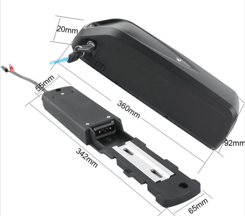 Electric bicycle 36V 48V 52V Battery 10AH 15AH 12.5AH 17.5AH 21AH 18650 SANYO Samsung Cell Lithium USB for 500-1500W Ebike kit
