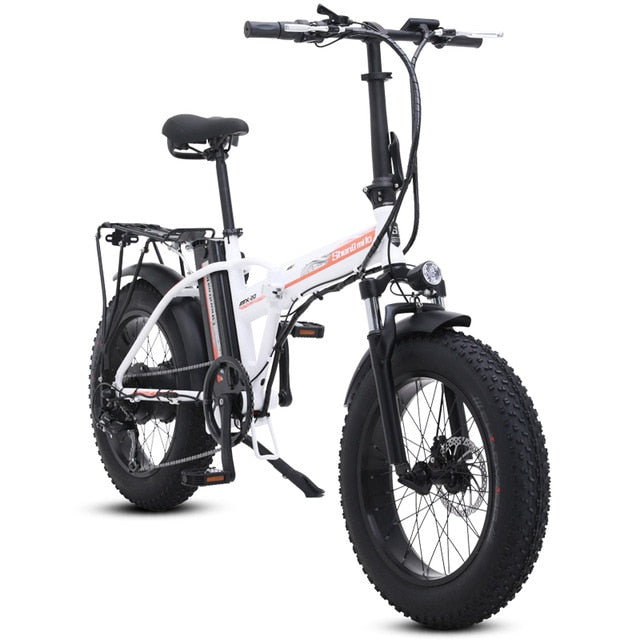 Electric bike 500 W 4.0 fat tire folding  48 V 15 AH lithium battery