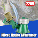 500W Micro Hydro Water Turbine  Single Phase Generator Hydroelectric Magnet Full Copper Core