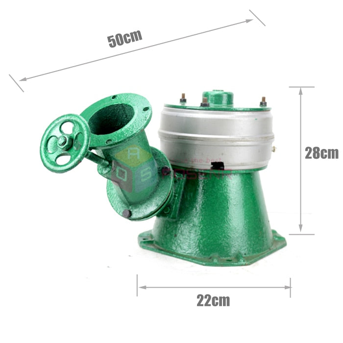 500W Micro Hydro Water Turbine  Single Phase Generator Hydroelectric Magnet Full Copper Core