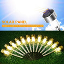Outdoor LED Solar Powered Lamp Lanterns Waterproof  For Pathway Patio Yard Lawn Decorations